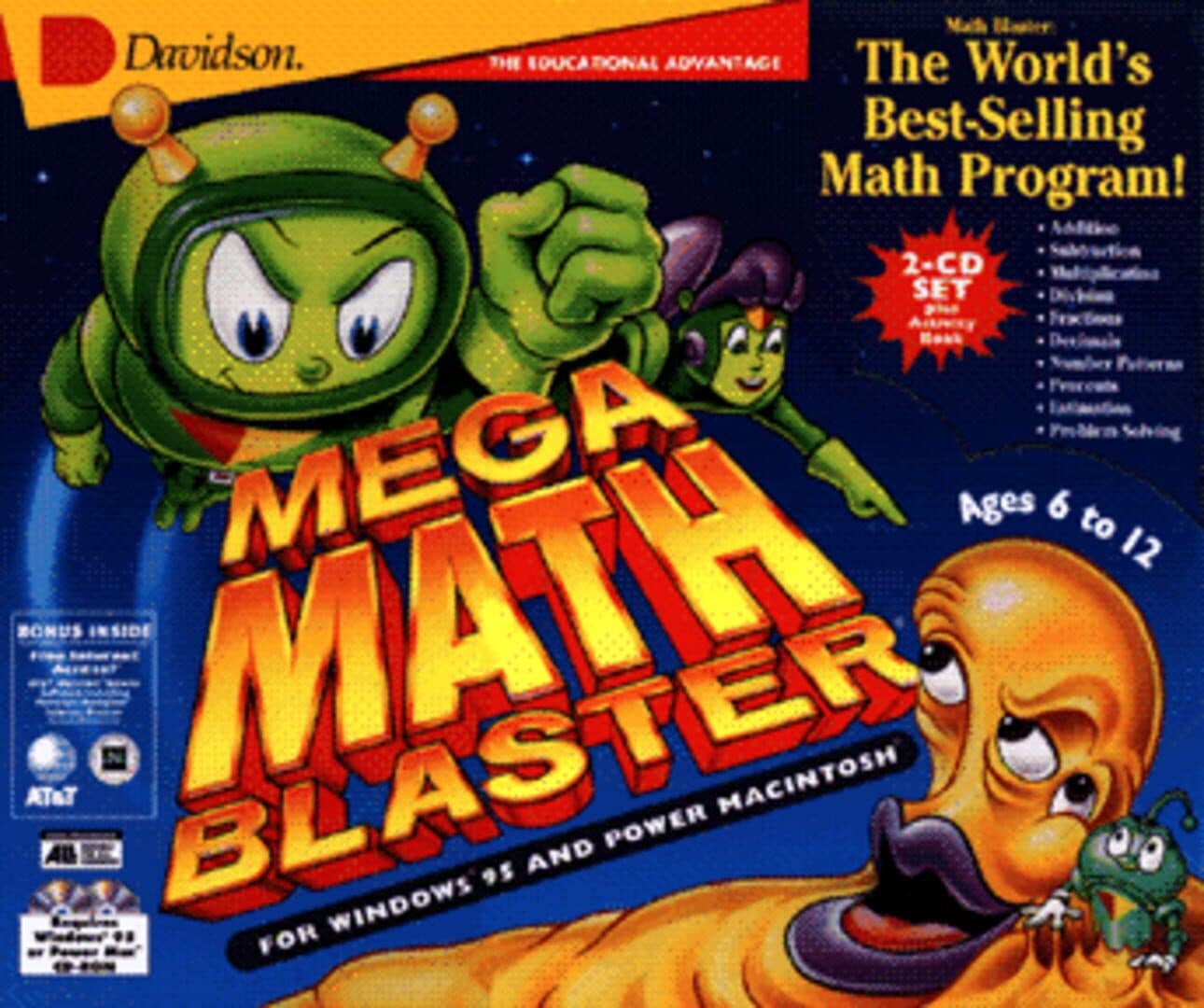 Mega Math Blaster cover art