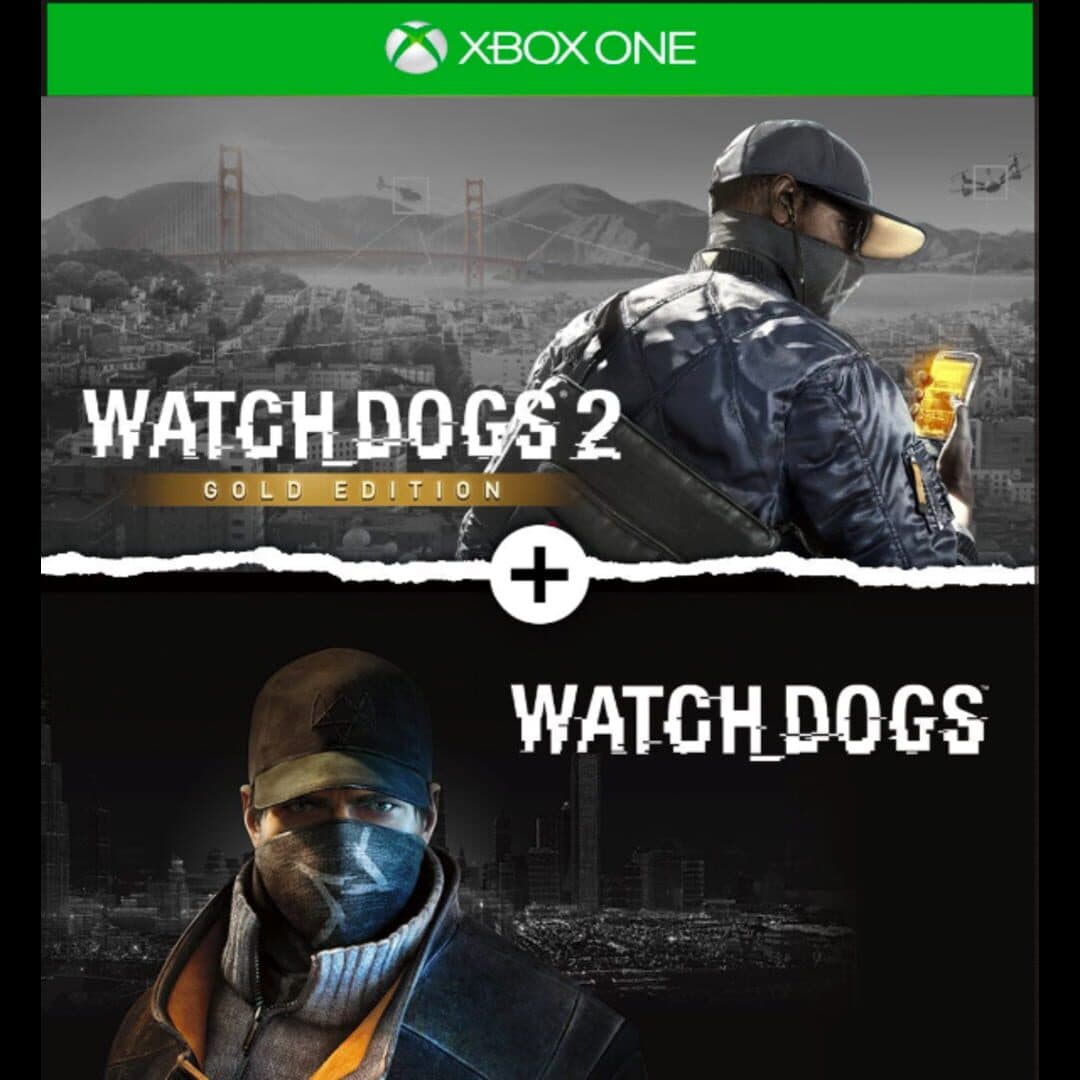 Watch Dogs + Watch Dogs 2 Double Pack cover art