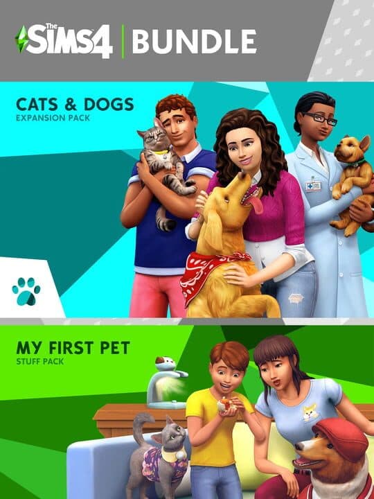 The Sims 4: Cats and Dogs Plus My First Pet Stuff Bundle cover art
