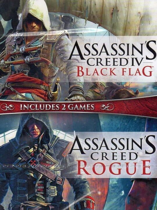 Assassin's Creed IV Black Flag + Assassin's Creed Rogue Double Pack cover art
