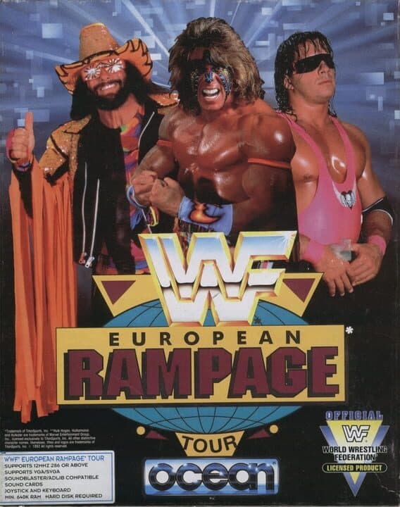 WWF European Rampage Tour cover art